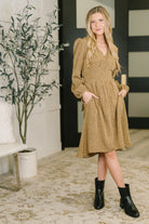 See Yourself Like This V-Neck Dress Womens Ave Shops- Tilden Co.