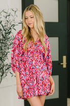 Seems Okay Abstract Print Romper Jumpsuit Ave Shops- Tilden Co.