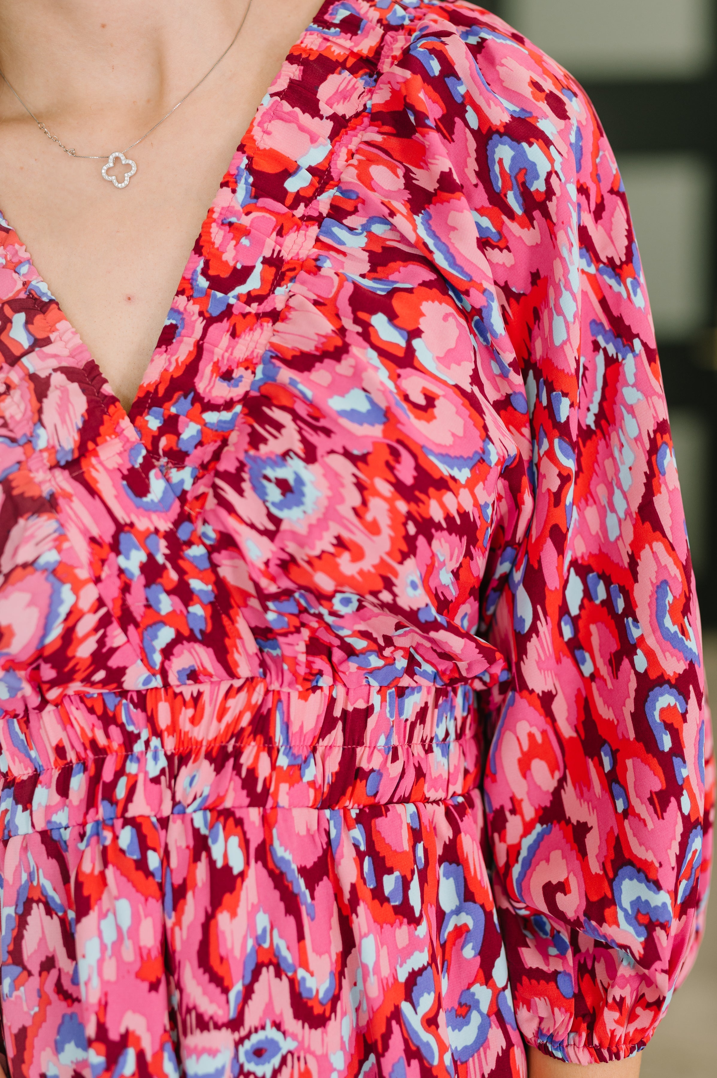 Seems Okay Abstract Print Romper Jumpsuit Ave Shops- Tilden Co.