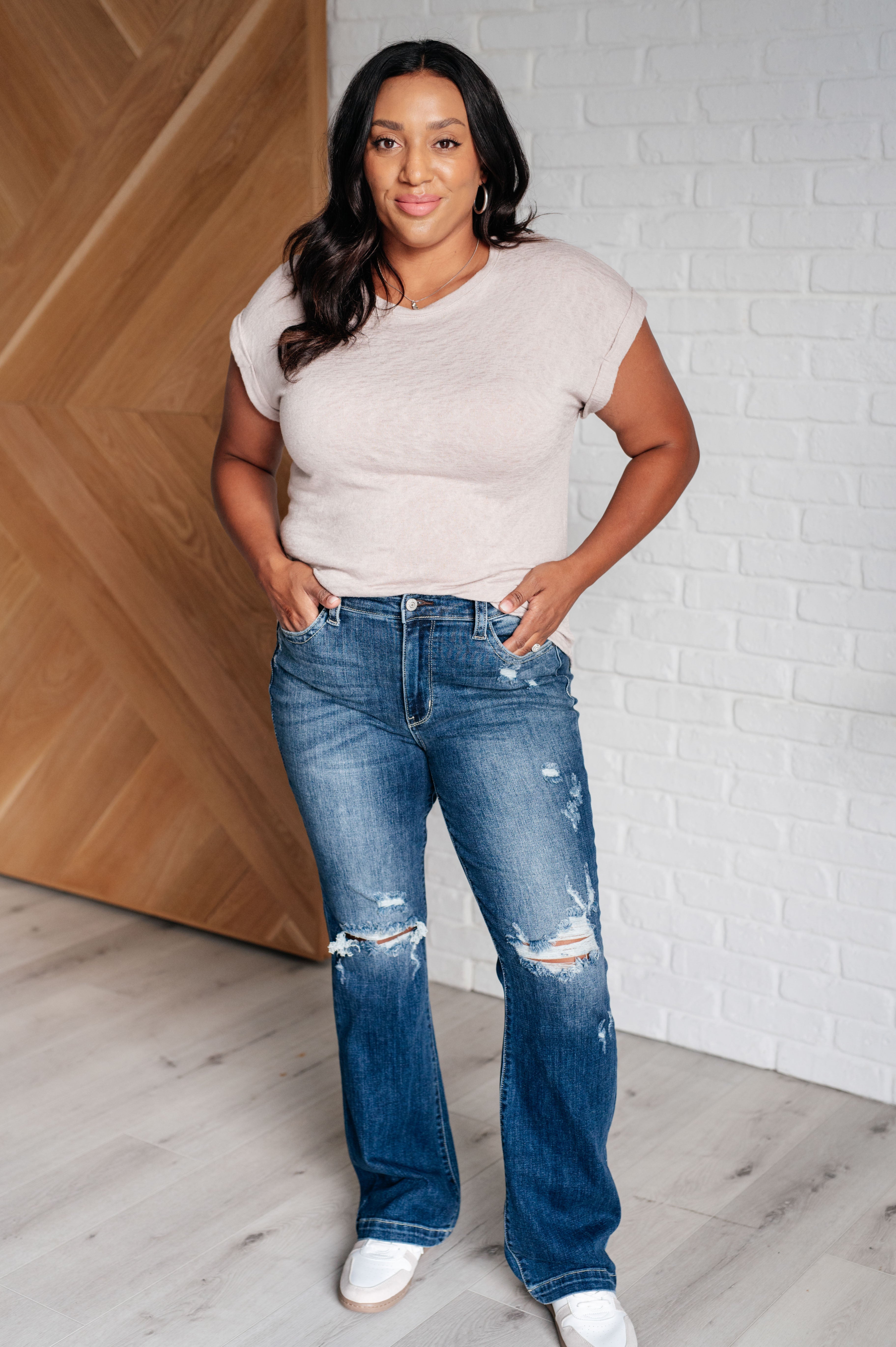 Selfishly Mine T-Shirt in Taupe Tops Ave Shops- Tilden Co.