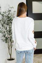 PREORDER: Sequin Pumpkin Bow Pullover Womens Ave Shops- Tilden Co.