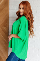 Set the Expectation V-Neck Top Tops Ave Shops- Tilden Co.