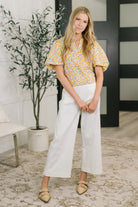 Seven Days a Week Balloon Sleeve Blouse Blouse Ave Shops- Tilden Co.