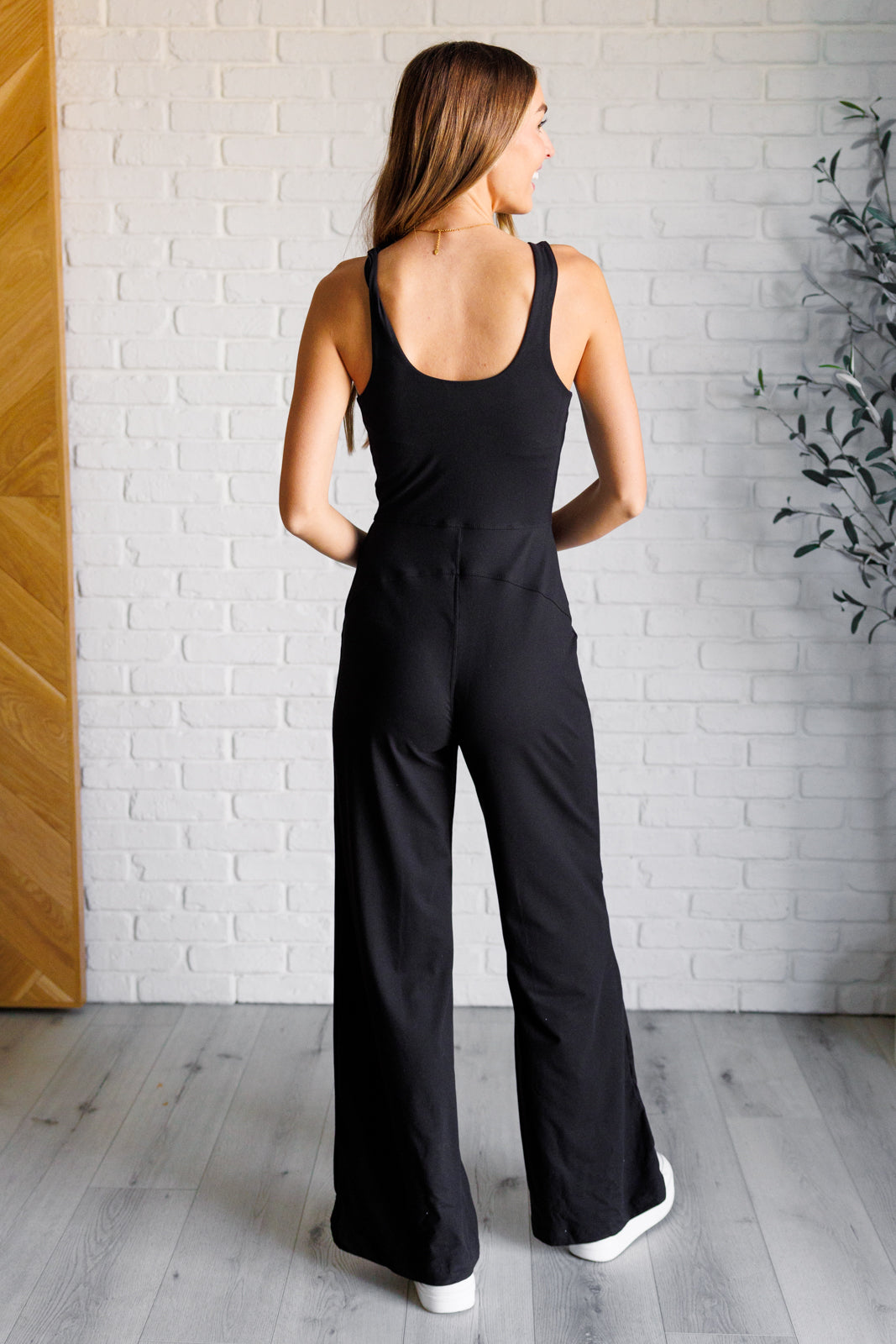 Shavasana Everyday Wide Leg Jumpsuit in Black    Jumpsuits & Rompers Ave Shops- Tilden Co.