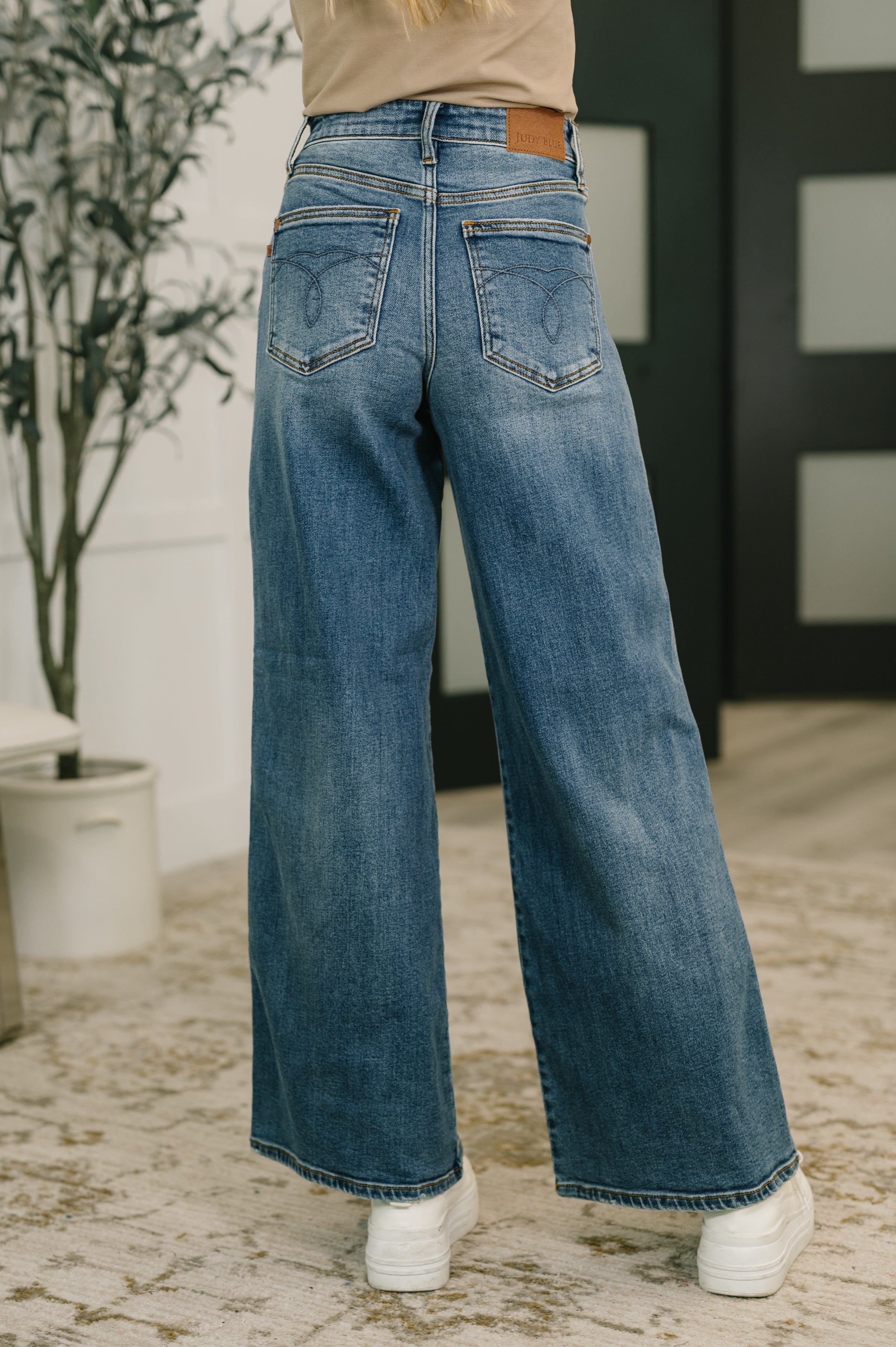 Shayla High Waist Retro Wide Womens Ave Shops- Tilden Co.