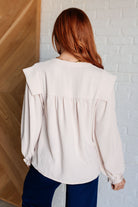 She Ought to Understand Balloon Sleeve Blouse    Blouses Ave Shops- Tilden Co.