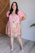 She's Blooming Balloon Sleeve Dress    Dresses Ave Shops- Tilden Co.