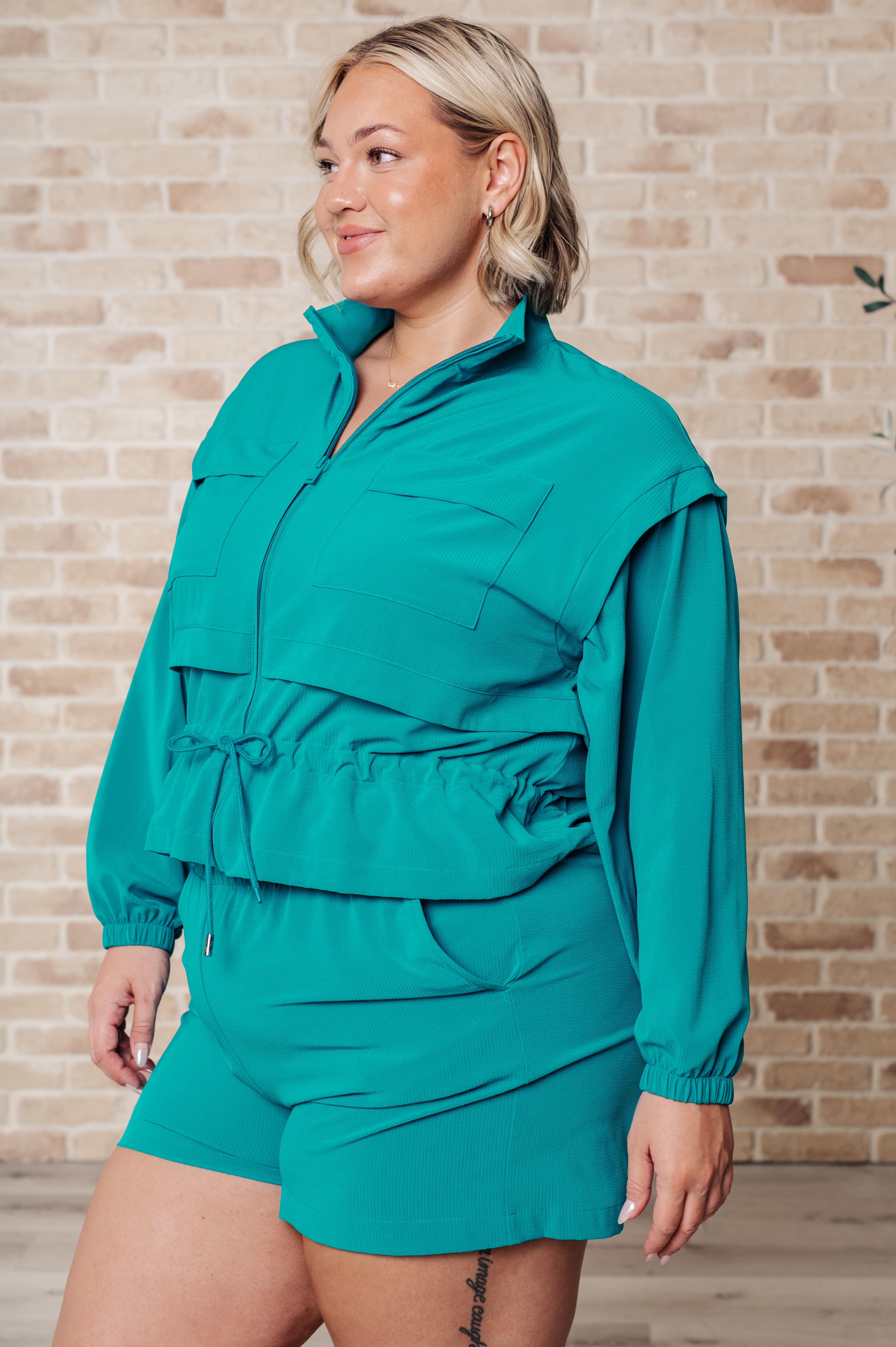 She's Got Game Cropped Jacket Layers Ave Shops- Tilden Co.