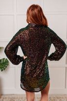 Shimmering Splendor Sequin Shirt Dress    Dresses Ave Shops- Tilden Co.