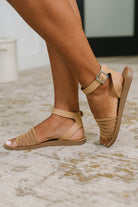 Sibley Sandal in Camel Womens Ave Shops- Tilden Co.