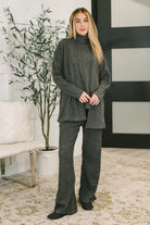 Signature Open Front Cardigan Set in Black Womens Ave Shops- Tilden Co.