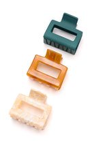 Small Square Claw Clip Set of 3    Accessories Ave Shops- Tilden Co.