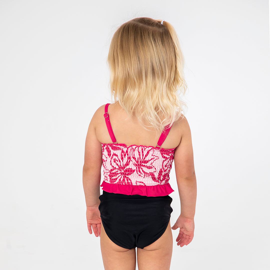 Smocked Tankini Top (Girls) Janela Bay- Tilden Co.