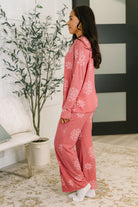 Snowflake Sniffles Pajama Set in Red Womens Ave Shops- Tilden Co.