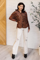 So Fierce Animal Print Blouse    Tops Ave Shops- Tilden Co.