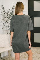 So Thoughtful That Way Textured T-Shirt Dress Womens Ave Shops- Tilden Co.