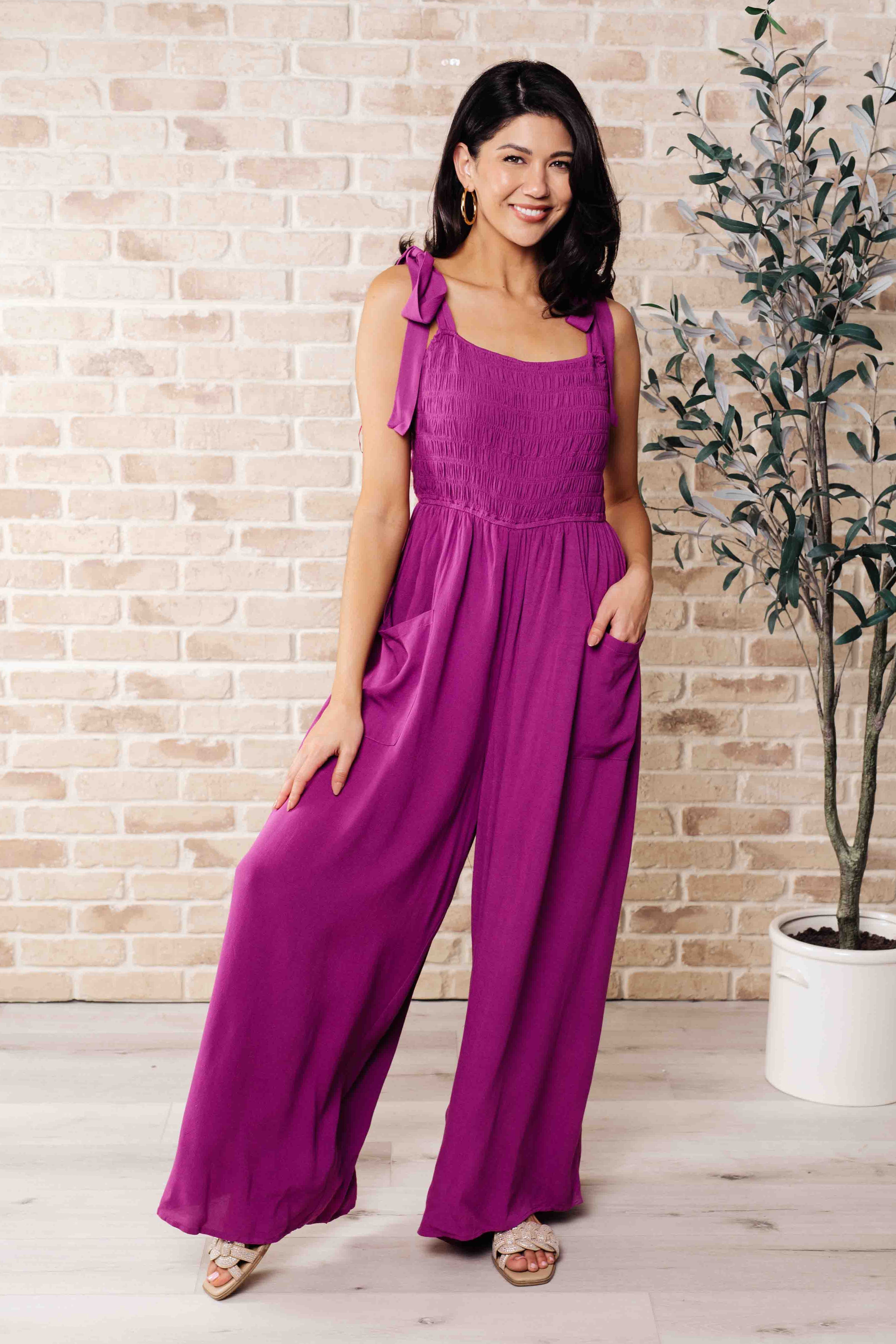 Social Graces Wide Leg Jumpsuit    Jumpsuits & Rompers Ave Shops- Tilden Co.