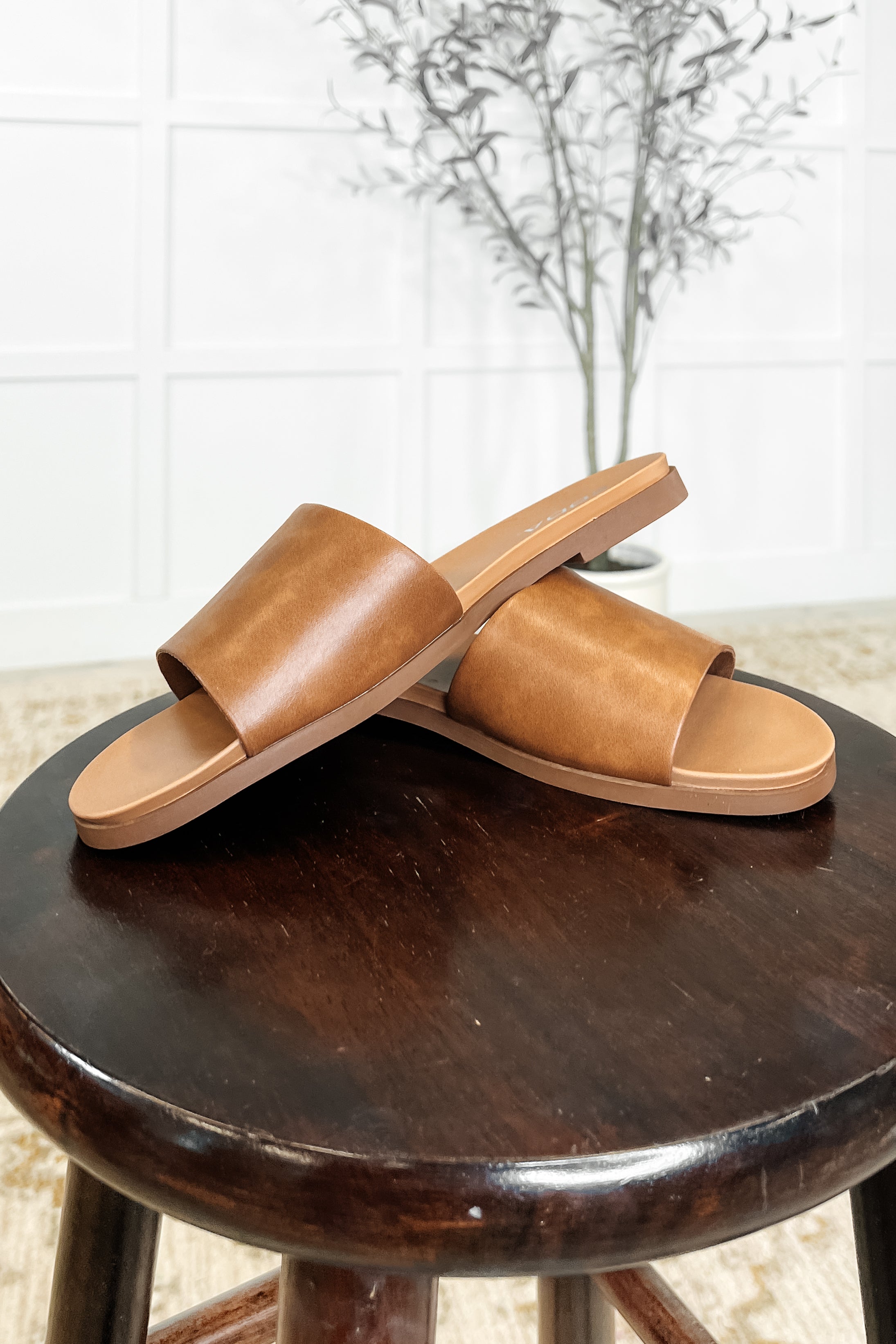 Sole Mate Slip on Sandals in Tan Womens Ave Shops- Tilden Co.