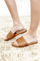 Sole Mate Slip on Sandals in Tan Womens Ave Shops- Tilden Co.