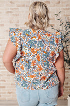Something Peaceful Flutter Sleeve Blouse Tops Ave Shops- Tilden Co.