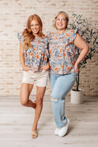 Something Peaceful Flutter Sleeve Blouse Tops Ave Shops- Tilden Co.