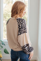 Sometime Safari Animal Print Top    Tops Ave Shops- Tilden Co.