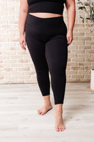 Somewhere to Start Leggings in Black    Athleisure Ave Shops- Tilden Co.