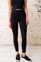 Somewhere to Start Leggings in Black    Athleisure Ave Shops- Tilden Co.