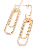 Sonia Link Earrings In Gold    Accessories Ave Shops- Tilden Co.