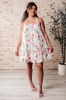 Soul Tied Floral Dress in Pink Dresses Ave Shops- Tilden Co.