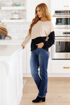 Split Decision Color Block Cargo Sleeve Top Tops Ave Shops- Tilden Co.