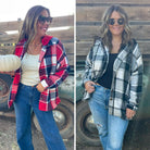 Jackson Plaid Shacket in Two Colors Womens Ave Shops- Tilden Co.