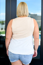 Steady Increase Color Block Sleeveless Top Tops Ave Shops- Tilden Co.