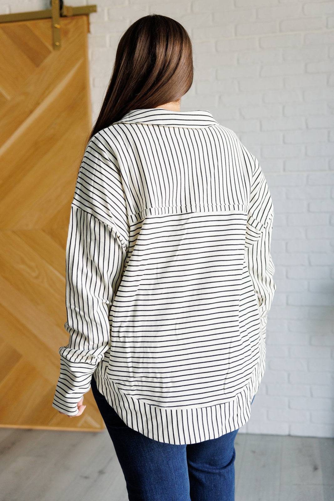 Striped Serendipity Pullover    Tops Ave Shops- Tilden Co.