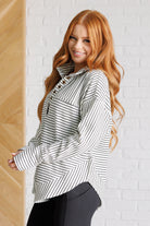 Striped Serendipity Pullover    Tops Ave Shops- Tilden Co.