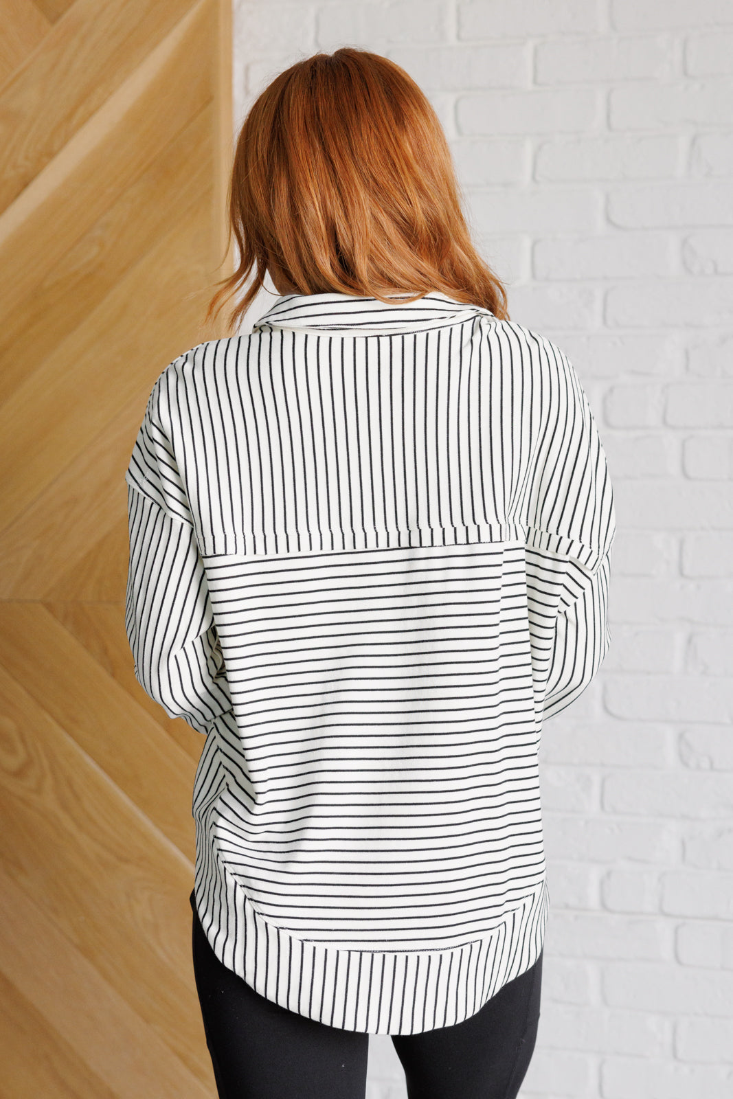 Striped Serendipity Pullover    Tops Ave Shops- Tilden Co.