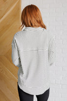 Striped Serendipity Pullover    Tops Ave Shops- Tilden Co.