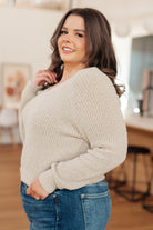 Stuck In The Moment V-Neck Sweater Tops Ave Shops- Tilden Co.