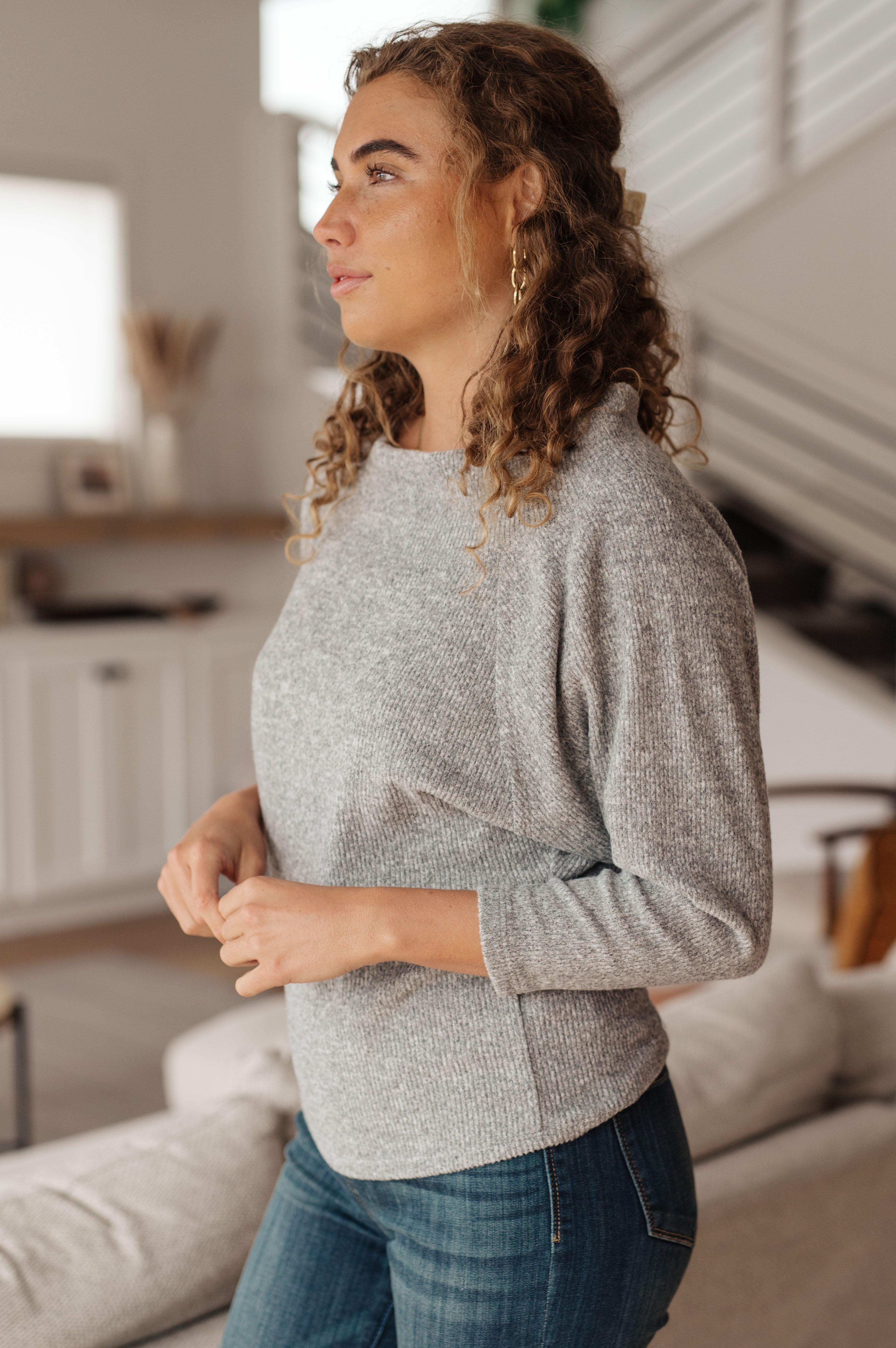 Stuck On You Long Sleeve Top Tops Ave Shops- Tilden Co.