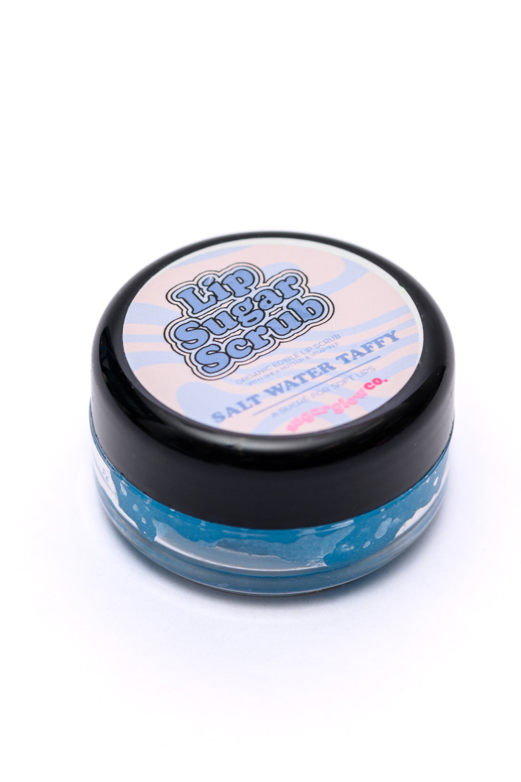 SugarGlow Co Sugar Lip Scrub Salt Water Taffy *Almost Perfect    Womens Ave Shops- Tilden Co.