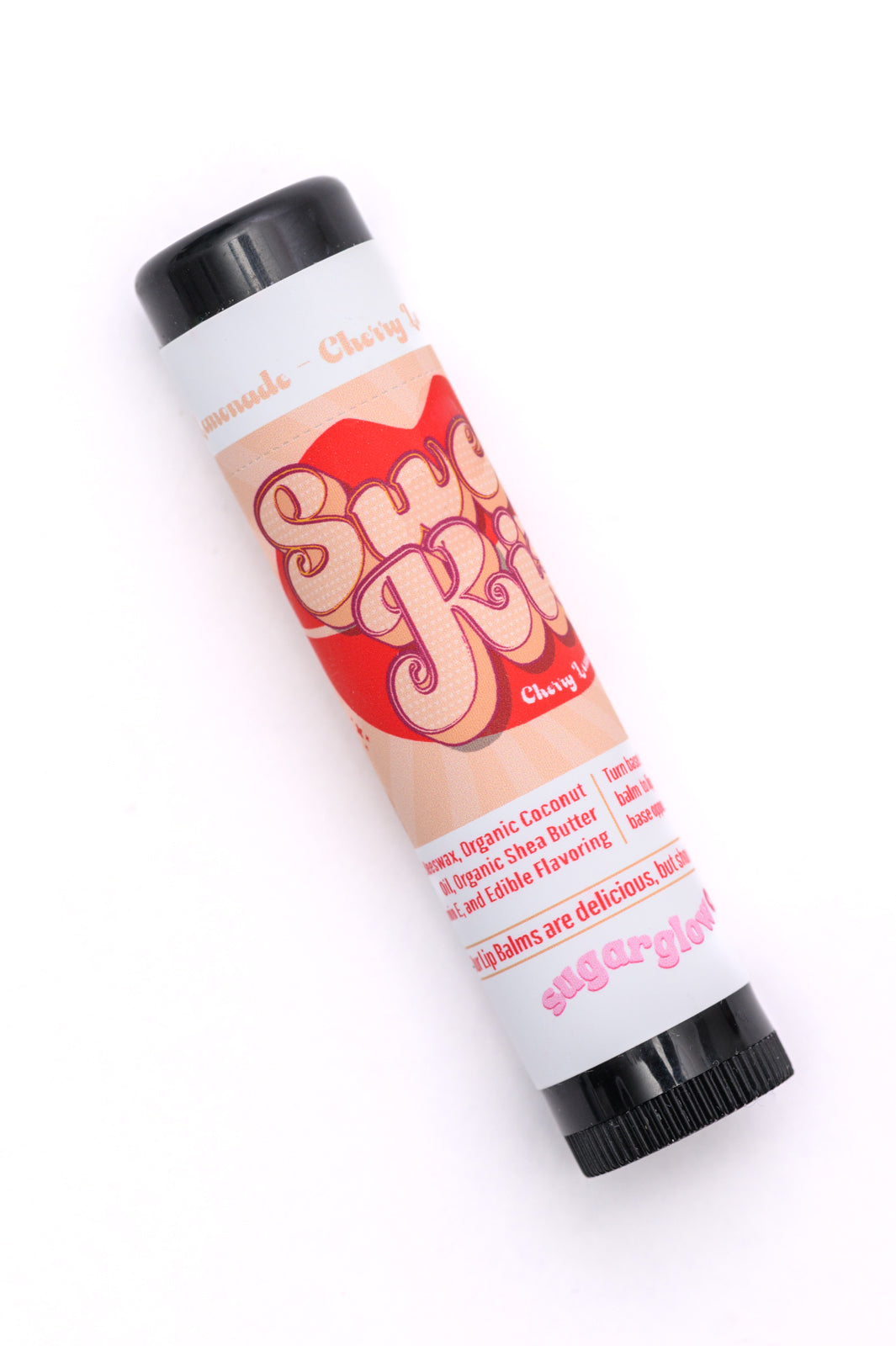 SugarGlow Co Sweet Kiss Lip Balm Cherry Lemonade *Almost Perfect    Womens Ave Shops- Tilden Co.