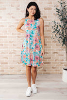 Summer Garden Sleeveless Swing Dress    Dresses Ave Shops- Tilden Co.