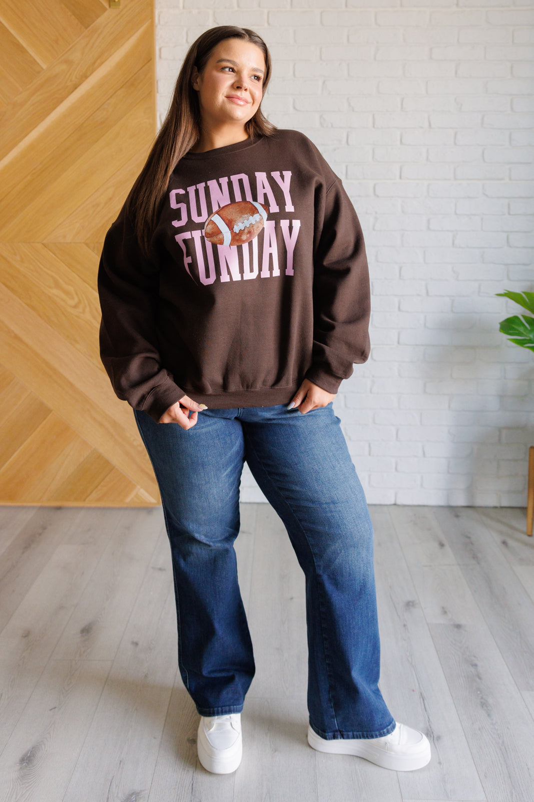 Sunday Funday Graphic Sweatshirt    Tops Ave Shops- Tilden Co.