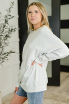 Sunday Snug Relaxed Pullover in Bone Womens Ave Shops- Tilden Co.
