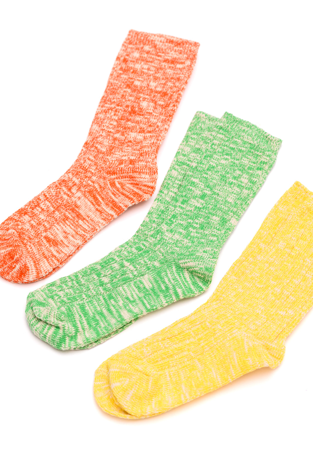 Sweet Heathered Scrunch Socks Set of 3 Pairs    Socks Ave Shops- Tilden Co.