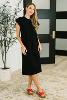 Sweet Like That Casual Dress in Black Womens Ave Shops- Tilden Co.