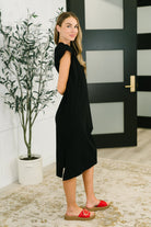 Sweet Like That Casual Dress in Black Womens Ave Shops- Tilden Co.