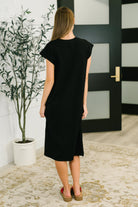 Sweet Like That Casual Dress in Black Womens Ave Shops- Tilden Co.