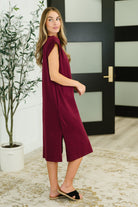 Sweet Like That Casual Dress in Cabernet Womens Ave Shops- Tilden Co.