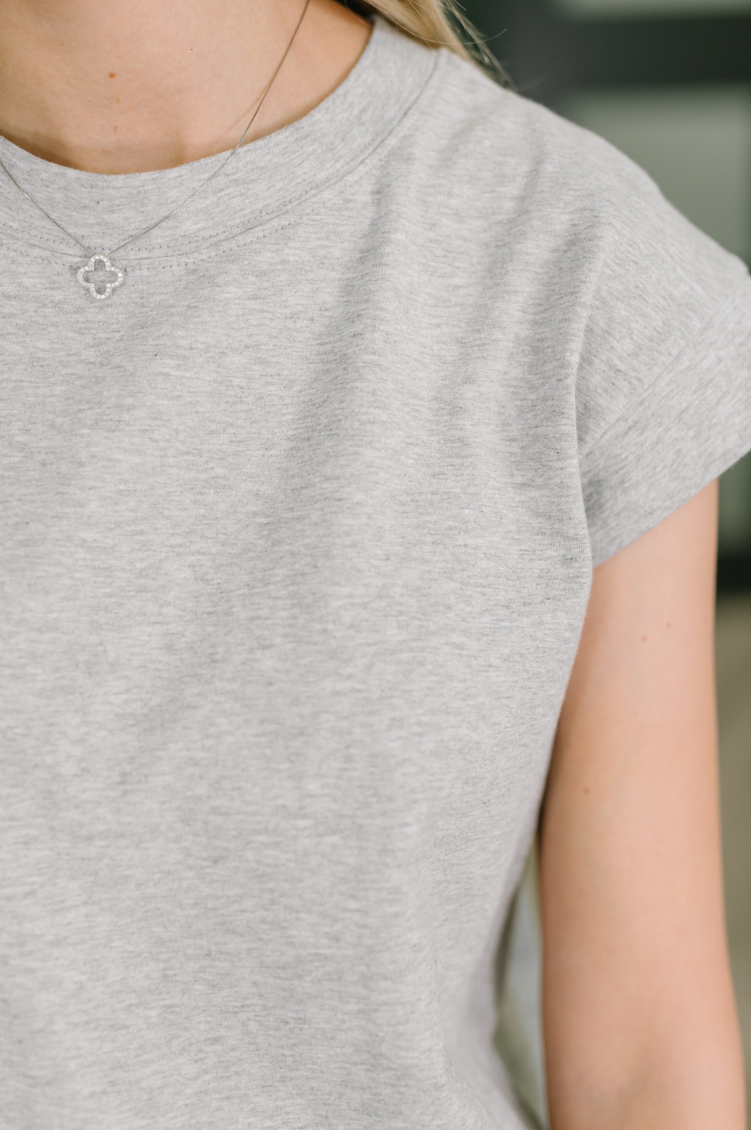 Sweet Like That Casual Dress in Heather Grey Midi Dress Ave Shops- Tilden Co.